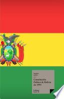 libro Constitución De Bolivia De 1995