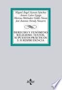 libro Derecho Y Fenómeno Religioso. Textos, Supuestos Prácticos Y Jurisprudencia