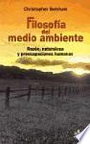 libro Filosofía Del Medio Ambiente