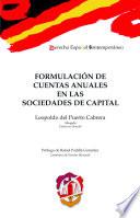 libro Formulación De Cuentas Anuales En Las Sociedades De Capital