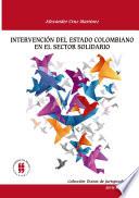 libro Intervención Del Estado Colombiano En El Sector Solidario