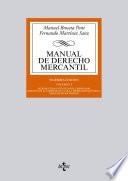 libro Manual De Derecho Mercantil