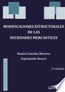 libro Modificaciones Estructurales De Las Sociedades Mercantiles
