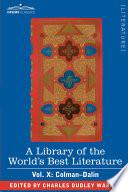 libro A Library Of The World S Best Literature   Ancient And Modern   Vol. X (forty Five Volumes); Colman Dalin