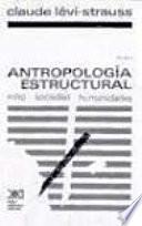 libro Antropología Estructural