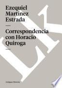 libro Correspondencia Con Horacio Quiroga