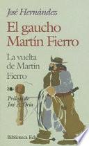 libro El Gaucho Martín Fierro