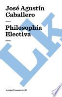 libro Philosophia Electiva