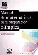 libro Manual De Matemáticas Para Preparación Olímpica