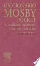 libro Diccionario Mosby Pocket De Medicina, Enfermería Y Ciencias De La Salud