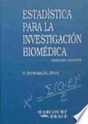 libro Estadística Para La Investigación Biomédica