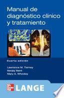 libro Manual De Diagnóstico Clínico Y Tratamiento (4a. Ed.)