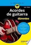 libro Acordes De Guitarra Blues/jazz Para Dummies