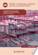 libro Almacenaje Y Expedición De Carne Y Productos Cárnicos. Inai0108