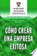 libro Cómo Crear Una Empresa Exitosa