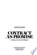 libro Contract As Promise