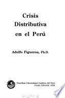 libro Crisis Distributiva En El Perú