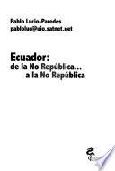 libro Ecuador