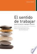 libro El Sentido De Trabajar