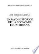 libro Ensayo Histórico De La Economía Ecuatoriana