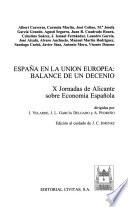 libro España En La Unión Europea