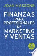libro Finanzas Para Profesionales De Marketing Y Ventas