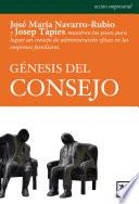 libro Genesis Del Consejo