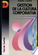 libro Gestión De La Cultura Corporativa