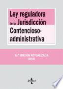 libro Ley Reguladora De La Jurisdicción Contencioso Administrativa