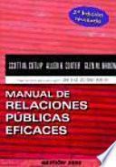 libro Manual De Relaciones Públicas Eficaces