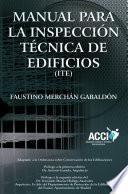 libro Manual Para Inspecciones Técnicas De Edificios (i.t.e.)