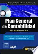 libro Plan General De Contabilidad Real Decreto 1514/2007