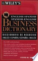 libro Wiley S English Spanish, Spanish English Business Dictionary