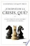 libro Y Después De La Crisis, Qué?