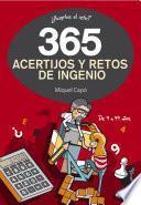 libro 365 Acertijos Y Retos De Ingenio