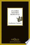 libro Cuatro Noches Romanas