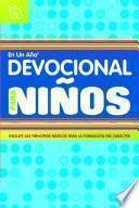 libro Devocional En Un Ano Para Ninos = Devotional In A Year For Children