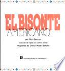 libro El Bisonte Americano