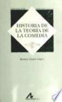 libro Historia De La Teoría De La Comedia