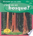 libro Qué Es Un Bosque?