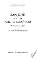 libro San José En Los Poetas Españoles