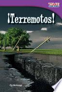 libro ¡terremotos! (earthquakes!)