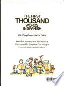 libro The First Thousand Words In Spanish