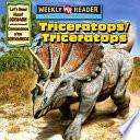 libro Triceratops/triceratops