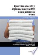 libro Uf0038   Aprovisionamiento Y Organización Del Office En Alojamientos