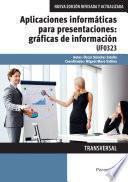 libro Uf0323   Aplicaciones Informáticas Para Presentaciones: Gráficas De Información