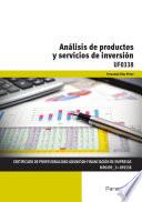 libro Uf0338   Análisis De Productos Y Servicios De Inversión