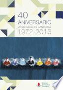 libro 40 Aniversario De La Universidad De Cantabria