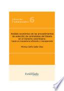 libro Análisis Económico De Los Procedimientos De Selección De Contratistas Del Estado En El Derecho Colombiano