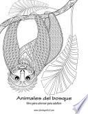 libro Animales Del Bosque Libro Para Colorear Para Adultos 1